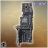Tall ruined gothic tower with large... - 3D STL | Hartolia Miniatures