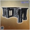Mur gothique avec sculptures de... - STL 3D | Hartolia Miniatures