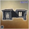 Gothic wall with macabre skull... - 3D STL | Hartolia Miniatures