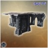 Mur gothique avec sculptures de... - STL 3D | Hartolia Miniatures