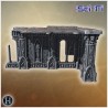 Gothic wall with macabre skull... - 3D STL | Hartolia Miniatures