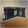Mur gothique avec sculptures de... - STL 3D | Hartolia Miniatures