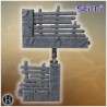 Gothic wall with macabre skull... - 3D STL | Hartolia Miniatures