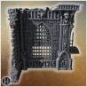 Gothic fortification wall with... - 3D STL | Hartolia Miniatures