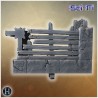 Mur de fortification gothique avec... - STL 3D | Hartolia Miniatures