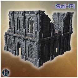 Massive gothic ruins with skull... - 3D STL | Hartolia Miniatures