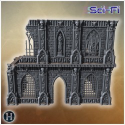 Massive gothic ruins with skull... - 3D STL | Hartolia Miniatures