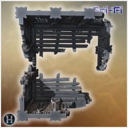 Massive gothic ruins with skull... - 3D STL | Hartolia Miniatures