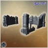 Broken low stone walls and... - 3D STL | Hartolia Miniatures