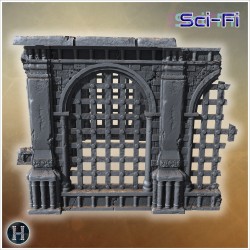 Large stone wall section featuring... - 3D STL | Hartolia Miniatures