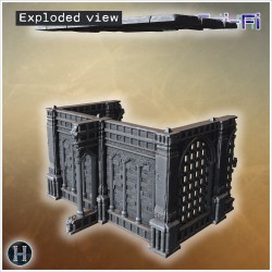 Large stone wall section featuring... - 3D STL | Hartolia Miniatures