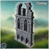 Tall ruined gothic facade with... - 3D STL | Hartolia Miniatures