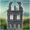 Tall ruined gothic facade with... - 3D STL | Hartolia Miniatures