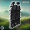 Tall ruined gothic facade with... - 3D STL | Hartolia Miniatures