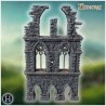 Tall ruined gothic facade with... - 3D STL | Hartolia Miniatures