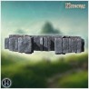 Tall ruined gothic facade with... - 3D STL | Hartolia Miniatures