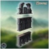 Tall ruined gothic facade with... - 3D STL | Hartolia Miniatures