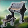 Medieval carpenter workshop with... - 3D STL | Hartolia Miniatures