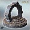 Ancient circular portal with... - 3D STL | Hartolia Miniatures