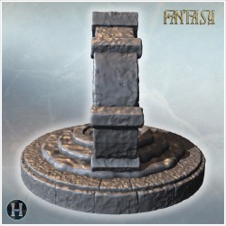Ancient circular portal with... - 3D STL | Hartolia Miniatures