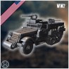 M3A1 Half-track Armored Personnel... - STL 3D | Hartolia Miniatures