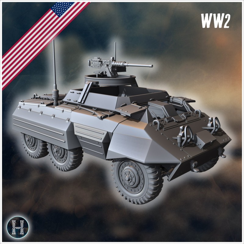 M20 armored utility car - 3D STL File | Hartolia Miniatures