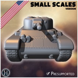 M22 Locust light airborne tank... - 3D STL | Hartolia Miniatures