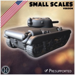M22 Locust light airborne tank... - 3D STL | Hartolia Miniatures