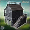 Maison surélevée avec arches en... - STL 3D | Hartolia Miniatures