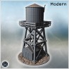 Wooden water tower elevated on a... - 3D STL | Hartolia Miniatures