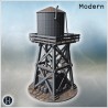 Wooden water tower elevated on a... - 3D STL | Hartolia Miniatures