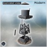 Wooden water tower elevated on a... - 3D STL | Hartolia Miniatures