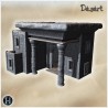 Stone building with a large arched... - 3D STL | Hartolia Miniatures