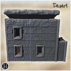 Stone building with a large arched... - 3D STL | Hartolia Miniatures
