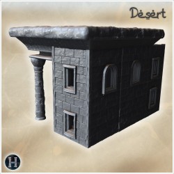 Bâtiment en pierre avec une grande... - STL 3D | Hartolia Miniatures