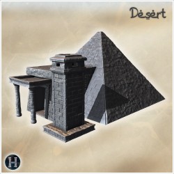 Ancient pyramid structure with a... - 3D STL | Hartolia Miniatures