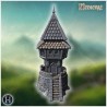 Tower house with spiral staircase - 3D STL File | Hartolia Miniatures