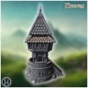Tower house with spiral staircase - 3D STL File | Hartolia Miniatures