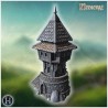 Tower house with spiral staircase - 3D STL File | Hartolia Miniatures