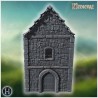 Ancient stone building with arched... - 3D STL | Hartolia Miniatures