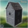Ancient stone building with arched... - 3D STL | Hartolia Miniatures