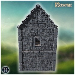 Ancient stone building with arched... - 3D STL | Hartolia Miniatures