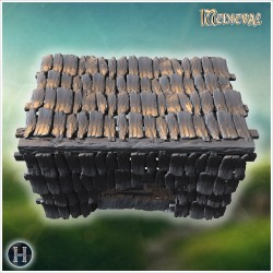 Ancient stone building with arched... - 3D STL | Hartolia Miniatures