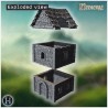 Ancient stone building with arched... - 3D STL | Hartolia Miniatures