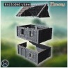 Old stone building with a weathered... - 3D STL | Hartolia Miniatures
