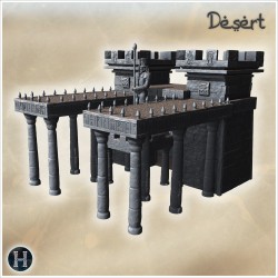 Ancien fort égyptien avec des... - STL 3D | Hartolia Miniatures