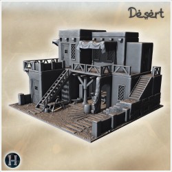 A workshop with stairs, anvil, and... - 3D STL | Hartolia Miniatures