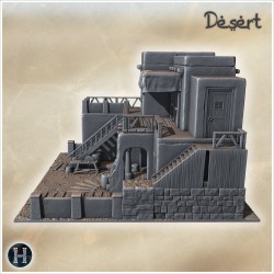 A workshop with stairs, anvil, and... - 3D STL | Hartolia Miniatures