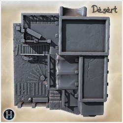 A workshop with stairs, anvil, and... - 3D STL | Hartolia Miniatures