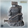 Maison perchée au sommet d'un crâne - STL 3D | Hartolia Miniatures